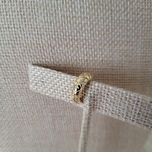 Melinda Maria Gold Tone Ear Cuff With Diamondettes